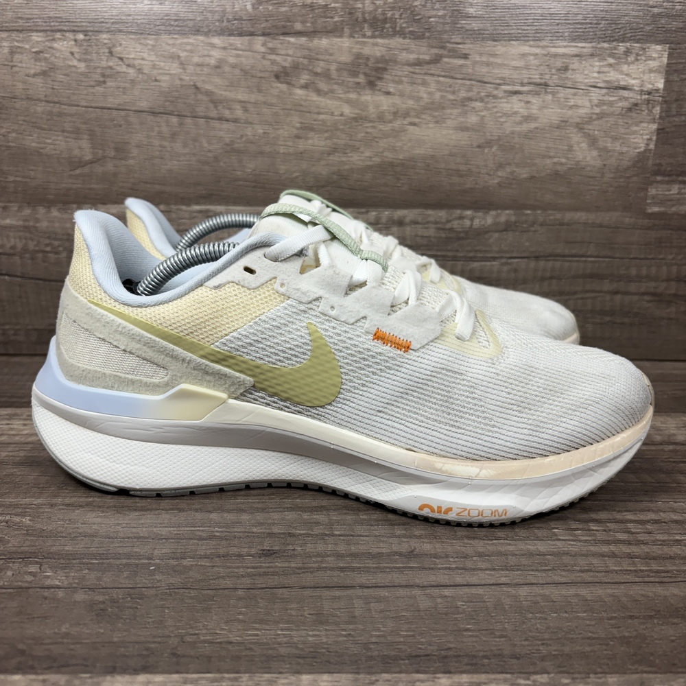 Nike Air Zoom Structure 25 White Gray Womens US Size 8.5 FV3635-171 Running Shoe